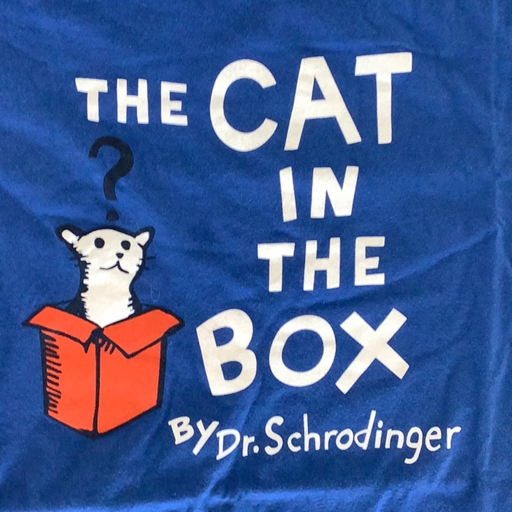 Dr. Schroeinger The cat in the box T-shirt Woot!